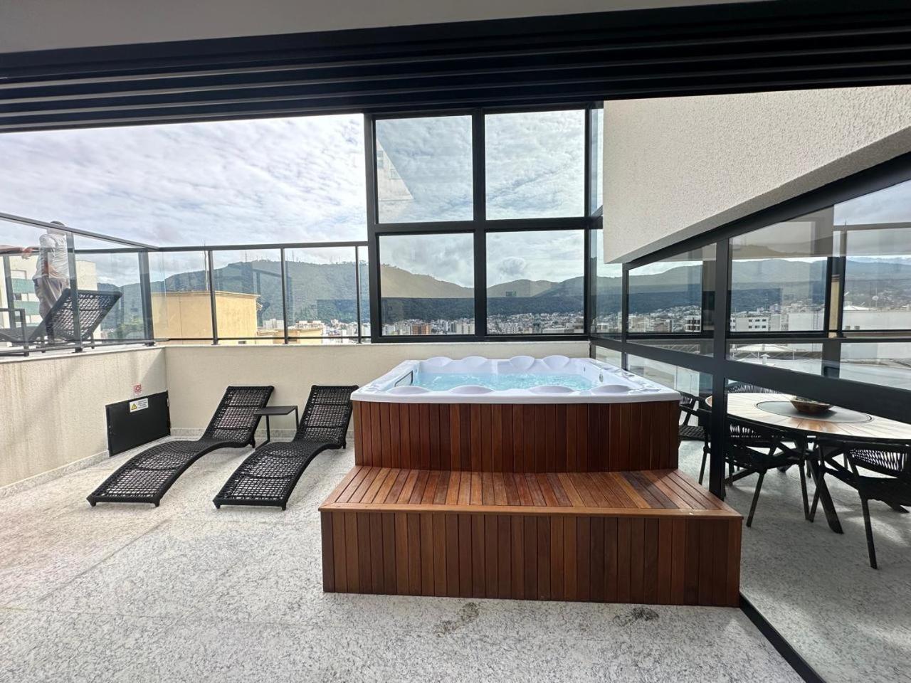 Studio Central Com Lazer E Spa Pocos de Caldas Exterior photo
